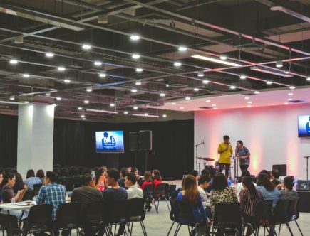 people sitting on chairs