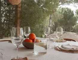 Serviette de table en gaze de coton