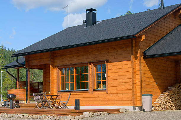 Chalet en bois en Haute-Savoie