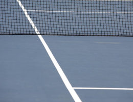 Construction d'un court de tennis à Nice